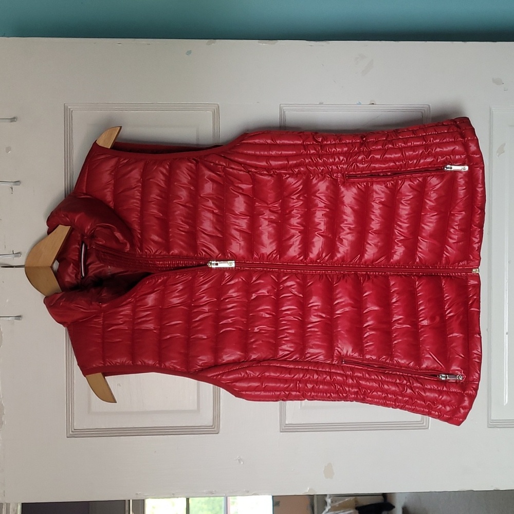 Tommy Hilfiger Red Puffer Vest